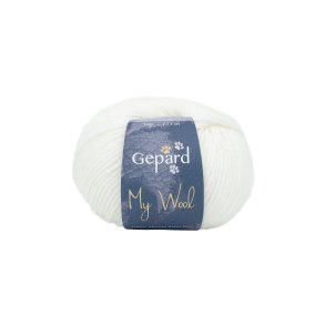 Gepard Garn My Wool - 100 Kridt
