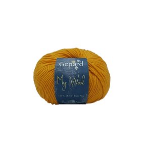 Gepard Garn My Wool - 128 Varm Gul