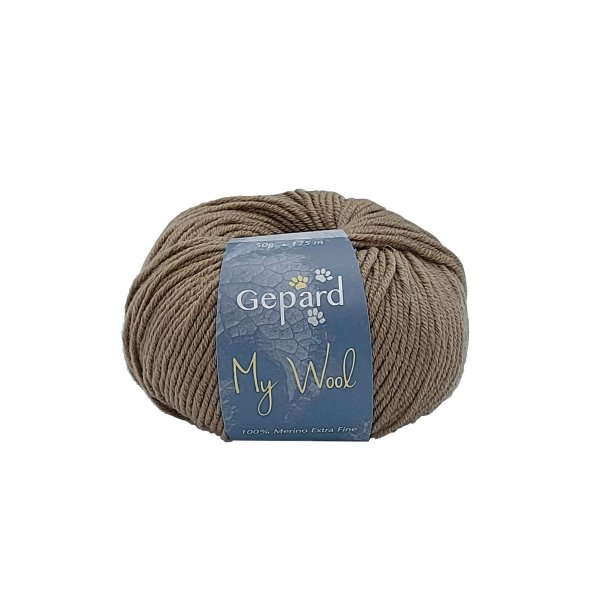 Gepard Garn My Wool - 146 Mrk Beige