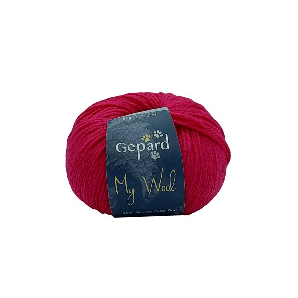 Gepard Garn My Wool - 434 Dyb Pink