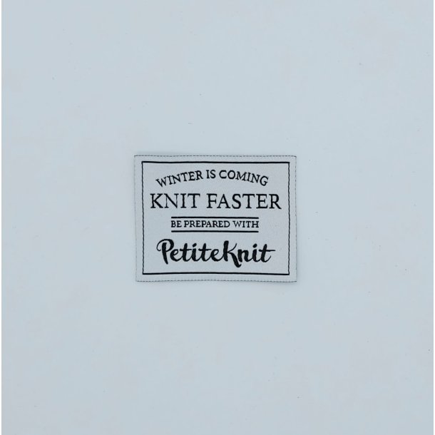 Label - Knit Faster