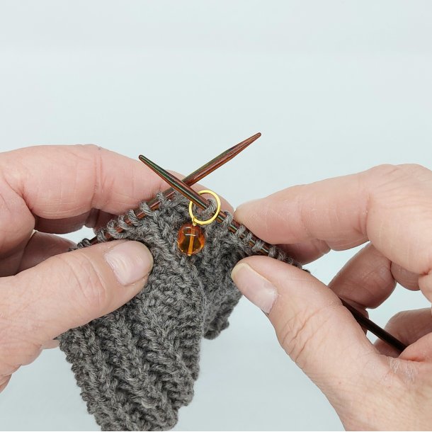 Mark�rer med rav-perler - lille