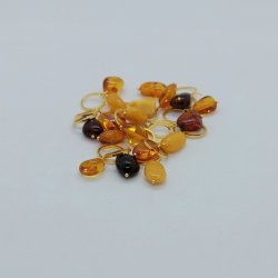 Mark�rer med rav-perler - lille