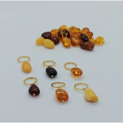 Mark�rer med rav-perler - lille