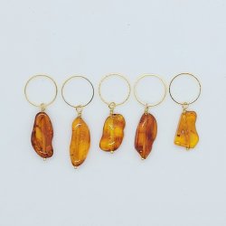 Mark�rer med rav-perler - stor