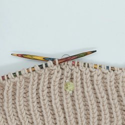 Mark�rer med wire og glasperler - Lys Gr�n