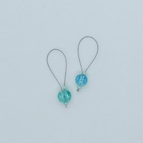 Mark�rer med wire og glasperler - S�gr�n