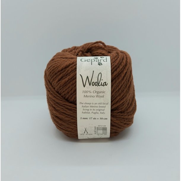 Gepard Garn Woolia - 164 Brandy Drm