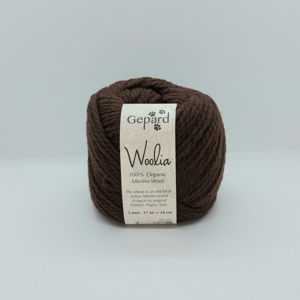 Gepard Garn Woolia - 190 Kaffe