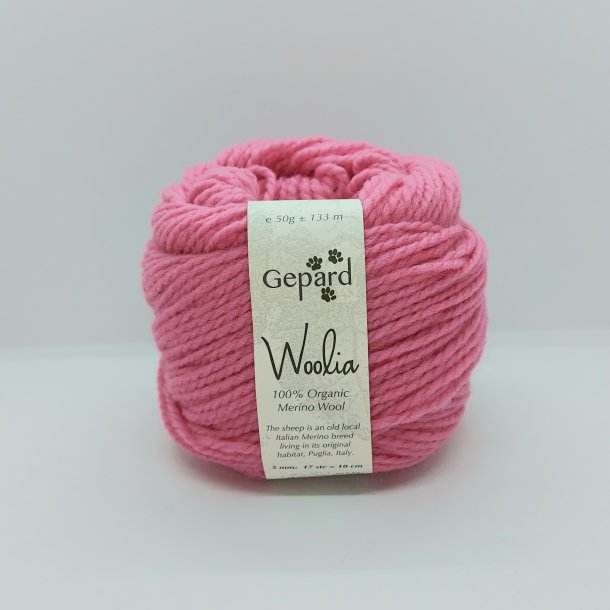 Gepard Garn Woolia - 430 Pink