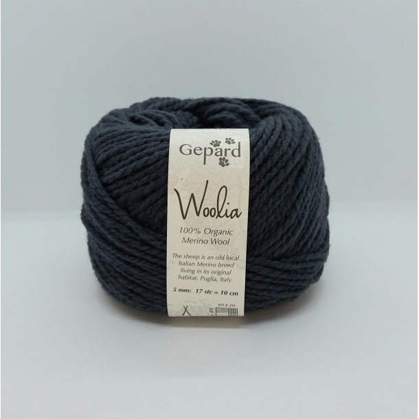 Gepard Garn Woolia - 590 Antracit-gr