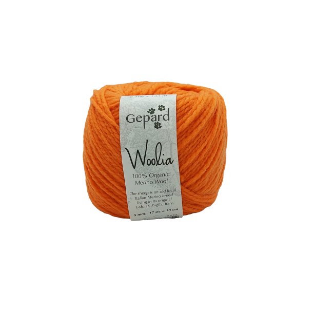 Gepard Garn Woolia - 228 Sharon Orange