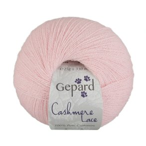 Gepard Garn Cashmere Lace - 410 Pink Cloud