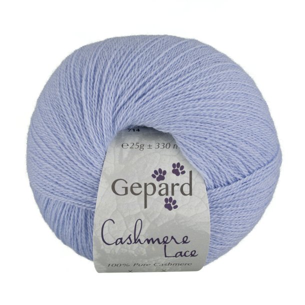 Gepard Garn Cashmere Lace - 714 Light blue