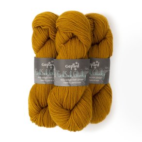 Gepard Garn Cash Sock Chunky - 130 Okker