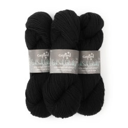 Gepard Garn Cash Sock Chunky - 599 Stormfuld Nat / sort