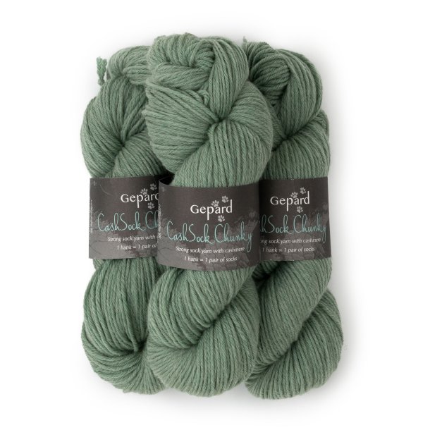 Gepard Garn Cash Sock Chunky - 818 Jadedr�mme
