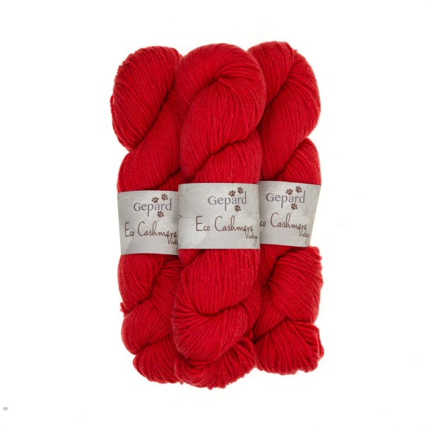 Gepard Garn Eco Cashmere Vintage - 325 R�d