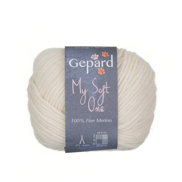 Gepard Garn My Soft One - 101 Hvid