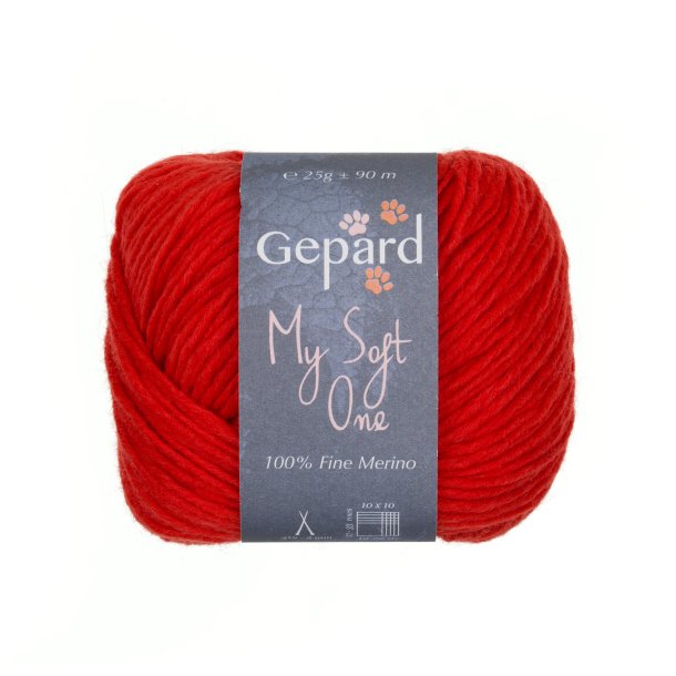 Gepard Garn My Soft One - 324 Kardinalgl�d