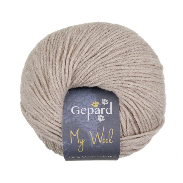 Gepard Garn My Wool - 142 Lys Beige