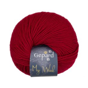Gepard Garn My Wool - 340 Hindb�r