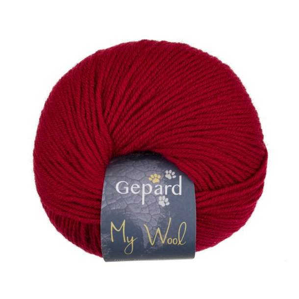 Gepard Garn My Wool - 340 Hindb�r