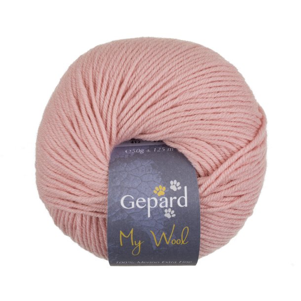 Gepard Garn My Wool - 412 Rosakvarts