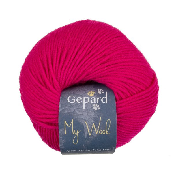 Gepard Garn My Wool - 434 Dyb Pink