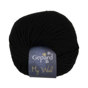 Gepard Garn My Wool - 599 Sort