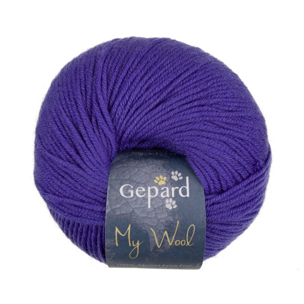 Gepard Garn My Wool - 646 Lilla