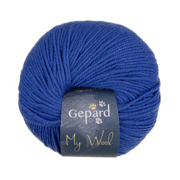 Gepard Garn My Wool - 740 Bl�-lilla