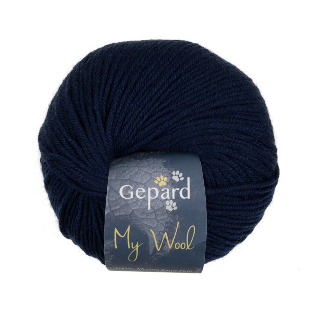Gepard Garn My Wool - 778 Marinebl�