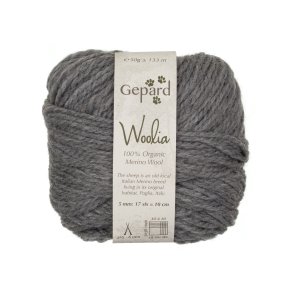Gepard Garn Woolia - 5400 Grey Melange