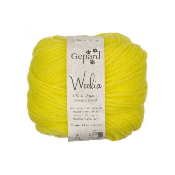 Gepard Garn Woolia - 814 Syrlig Citron