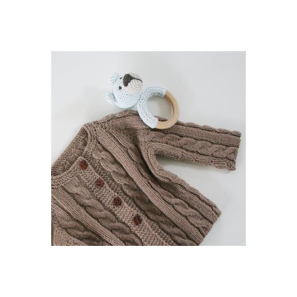 Louise Harden Design - Baby Cardigan med snoninger