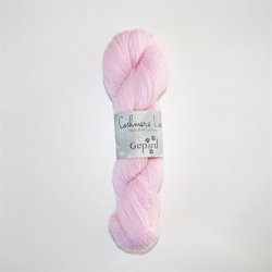Gepard Garn Cashmere Lace - 408 B Lysrosa
