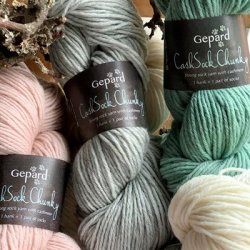 Gepard Garn Cash Sock Chunky - 818 Jadedrmme