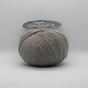 Gepard Garn Cotton Wool 3 - 142  Beige Meleret