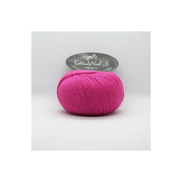 Gepard Garn Cotton Wool 3 - 590 Pink