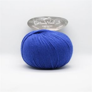 Gepard Garn Cotton Wool 3 - 744 Kobolt Bl