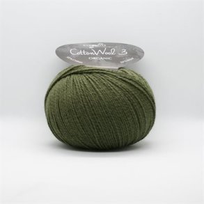 Gepard Garn Cotton Wool 3 - 870 Skovgrn