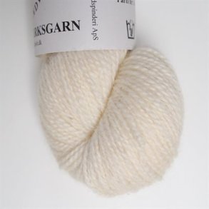 Hjelholt Uldspinderi Hndvrksgarn - 01 Hvid