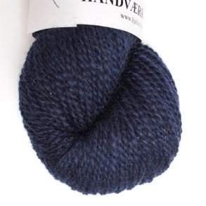 Hjelholt Uldspinderi Hndvrksgarn - 08 Marinebl