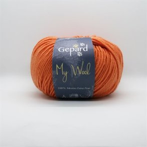 Gepard Garn My Wool - 222 AppelsinSorbet