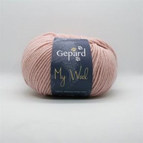 Gepard Garn My Wool - 412 Rosakvarts