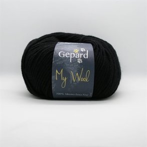 Gepard Garn My Wool - 599 Sort