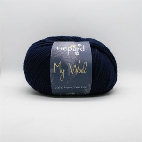 Gepard Garn My Wool - 778 Marinebl