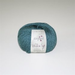 Gepard Garn Wild &amp; Soft - 840 Petrolgrn