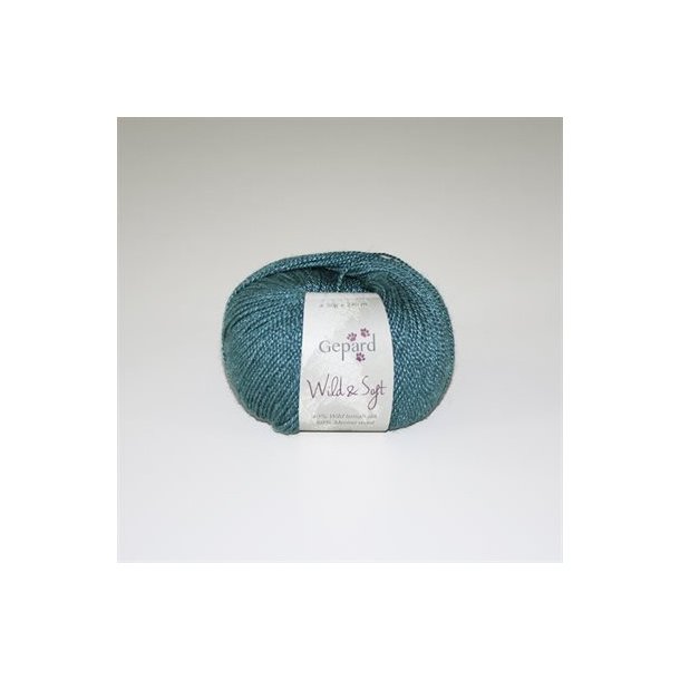 Gepard Garn Wild &amp; Soft - 840 Petrolgrn
